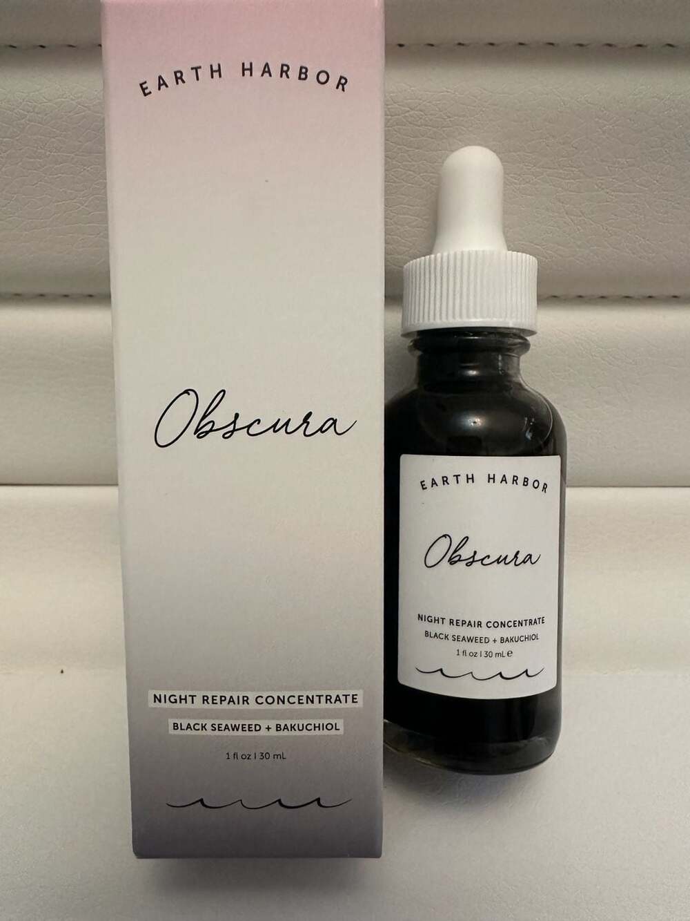 Earth Harbor Obscura Night Repair Concentrate with Black Seaweed and Bakuchiol